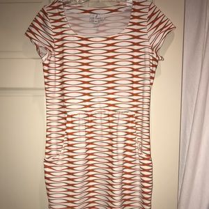 Orange, Green, and White Jude Connally Dress